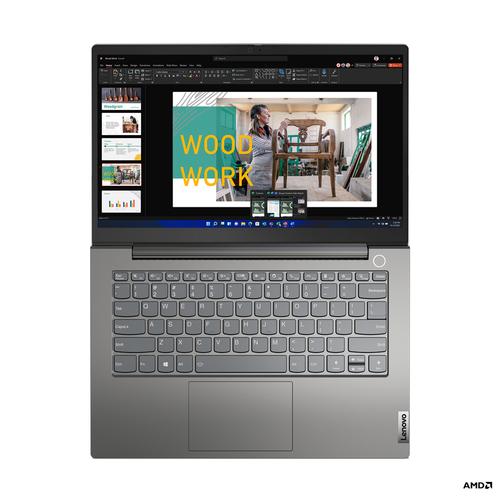 Lenovo ThinkBook 14 5625U Ordinateur portable 35,6 cm (14") Full HD AMD Ryzen™ 5 8 Go DDR4-SDRAM 256 Go SSD Wi-Fi 6 (802.11ax) Windows 11 Pro Gris
