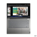 Lenovo ThinkBook 14 5625U Ordinateur portable 35,6 cm (14") Full HD AMD Ryzen™ 5 8 Go DDR4-SDRAM 256 Go SSD Wi-Fi 6 (802.11ax) Windows 11 Pro Gris