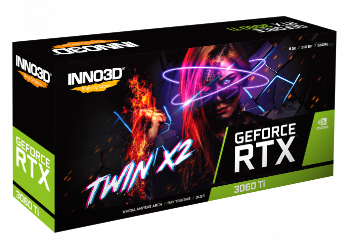 INNO3D GEFORCE RTX 3060 TI TWIN X2 LHR NVIDIA 8 GB GDDR6