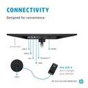 HP E-Series E23 G4 58,4 cm (23") 1920 x 1080 pixels Full HD LCD Noir, Argent