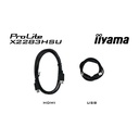 iiyama ProLite X2283HSU-B1 écran plat de PC 54,6 cm (21.5") 1920 x 1080 pixels Full HD LCD Noir