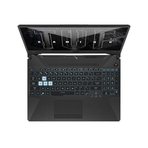 ASUS TUF Gaming F15 FX506HC-HN111W i5-11400H Ordinateur portable 39,6 cm (15.6") Full HD Intel® Core™ i5 8 Go DDR4-SDRAM 512 Go SSD NVIDIA GeForce RTX 3050 Wi-Fi 6 (802.11ax) Windows 11 Home Noir
