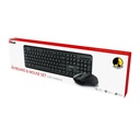 Trust ODY clavier Souris incluse RF sans fil AZERTY Belge Noir