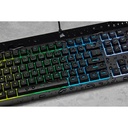 Corsair K55 RGB PRO clavier USB AZERTY Belge Noir