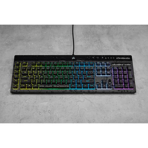 Corsair K55 RGB PRO clavier USB AZERTY Belge Noir