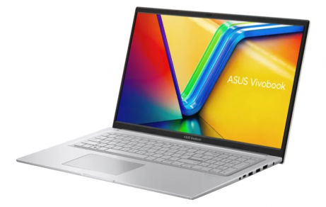 Asus VivoBook, 17.3" HD+ (1600 x 900) 60Hz, i3-1215U, 8GB DDR4, 512GB M.2 NVMe PCIe, Win 11 Home, Silver
