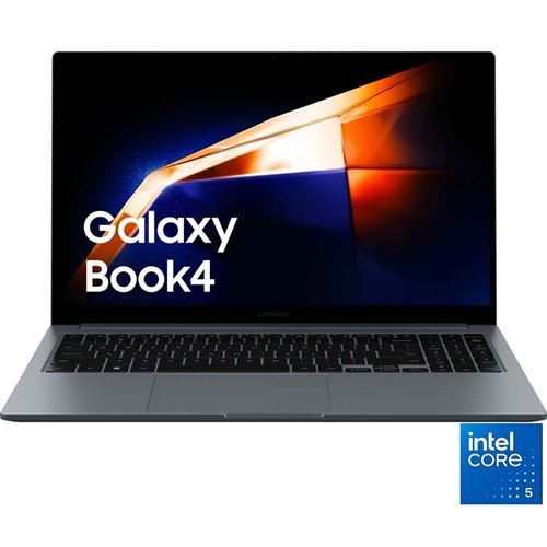 Samsung Galaxy Book4 15,6” – Intel Core i5-1335U, 8 Go RAM, 512 Go SSD NVMe, Windows 11