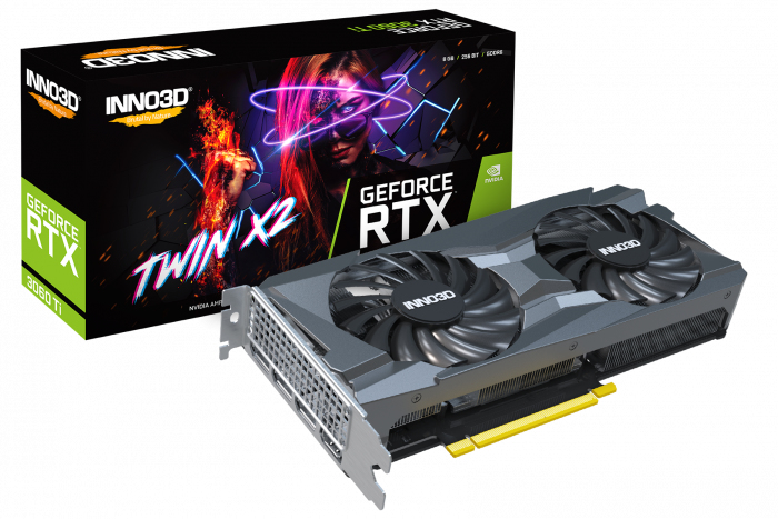 INNO3D GEFORCE RTX 3060 TI TWIN X2 LHR NVIDIA 8 GB GDDR6
