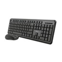 Trust ODY clavier Souris incluse RF sans fil AZERTY Belge Noir