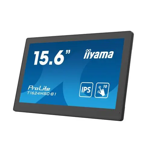 iiyama ProLite T1624MSC-B1 – Écran tactile interactif 15,6" Full HD 450 cd/m² (24/7, Noir)