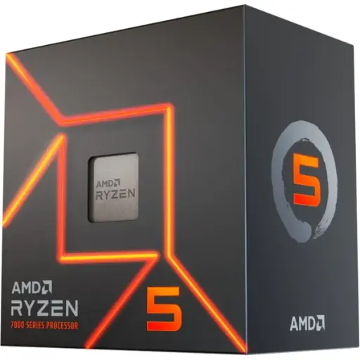 AMD Ryzen 5 7600 - 6 Cœurs, 12 Threads, jusqu'à 5,2 GHz avec Wraith Stealth
