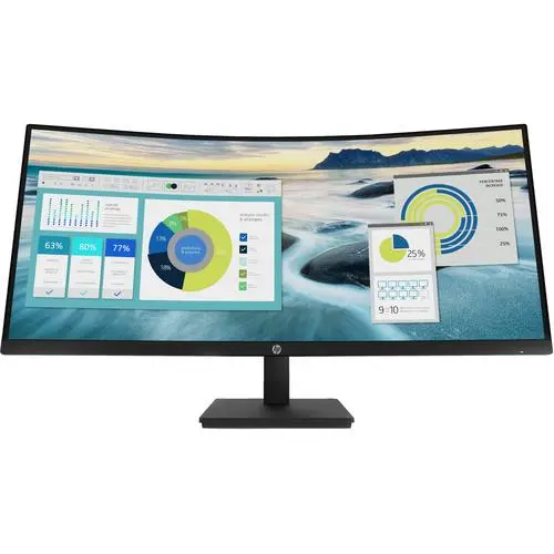 HP P34hc G4 — Écran incurvé 34" WQHD USB-C (UltraWide 21:9)